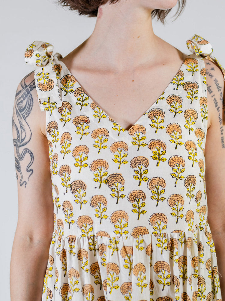 Lorelei Tiered Dress - Marigold