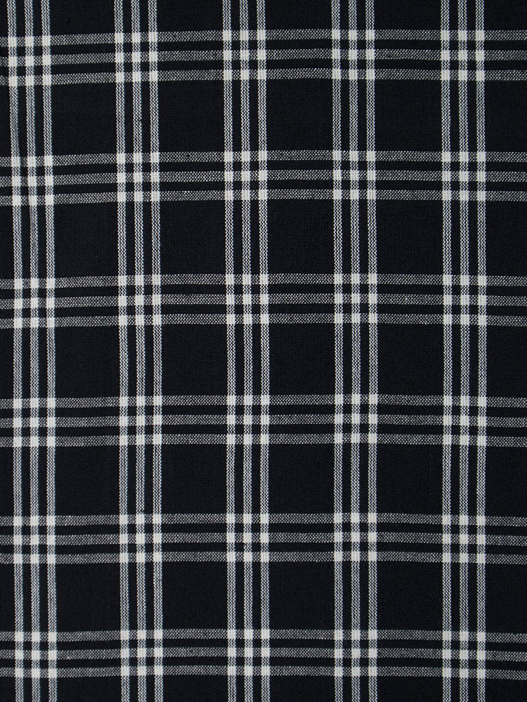 Kavita Dress - Black Plaid